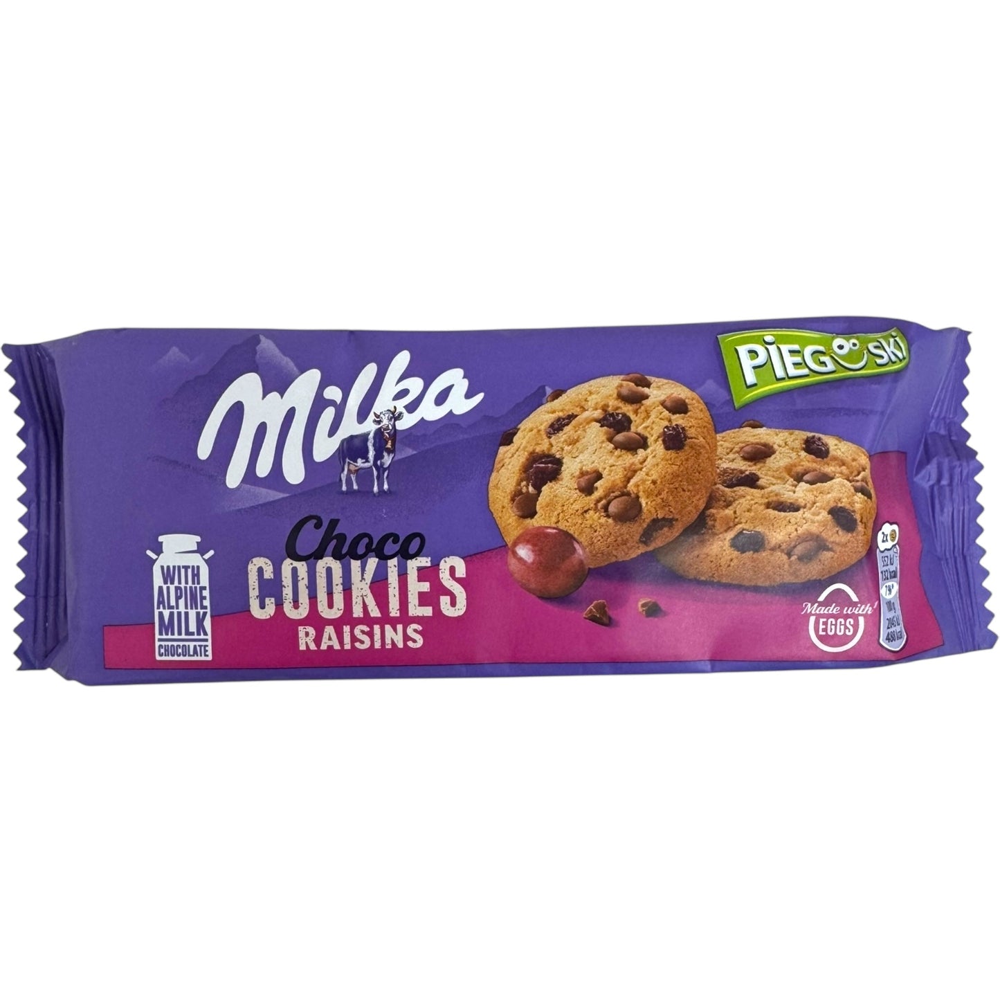 Milka Piegusk Cookies With Raisins 135g