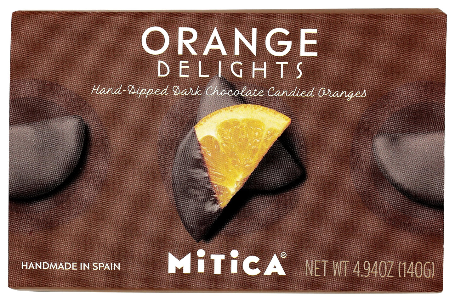 Mitica Chocolate Candied Oranges, 4.94 Ounce, Pack of 1, Sweet Snack Treat