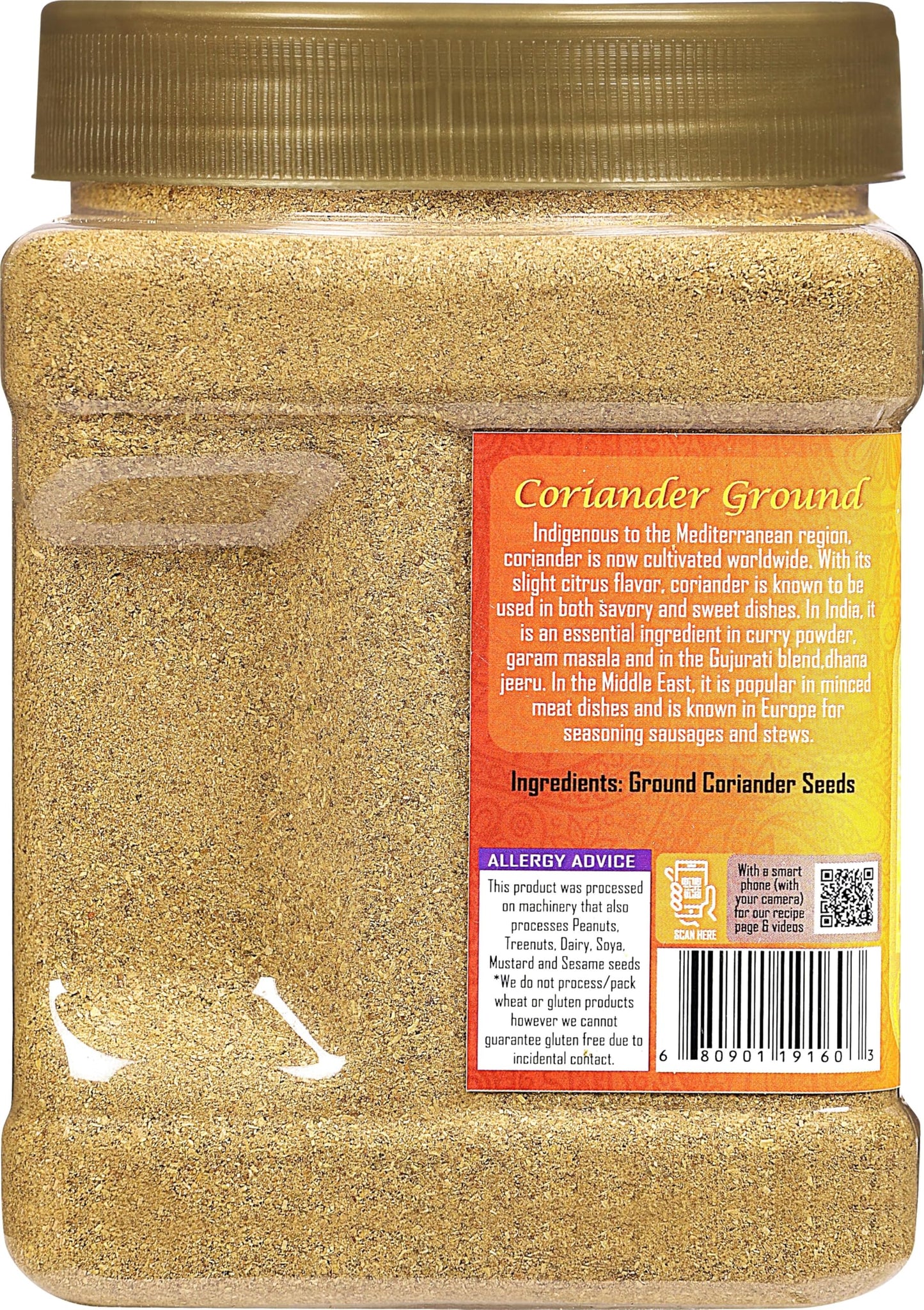 Rani Coriander Ground Powder (Indian Dhania) Spice 14Oz (400G) Pet Jar ~ All Natural | Salt-Free | Vegan | No Colors | Gluten Friendly | Non-Gmo | Kosher | Indian Origin