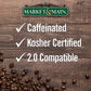 Market & Main OneCup Salted Caramel Coffee Pods, Compatible with Keurig, 12 Count, Brown