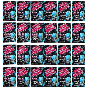Pop Rocks Blue Razz Popping Candy, 24 Pack