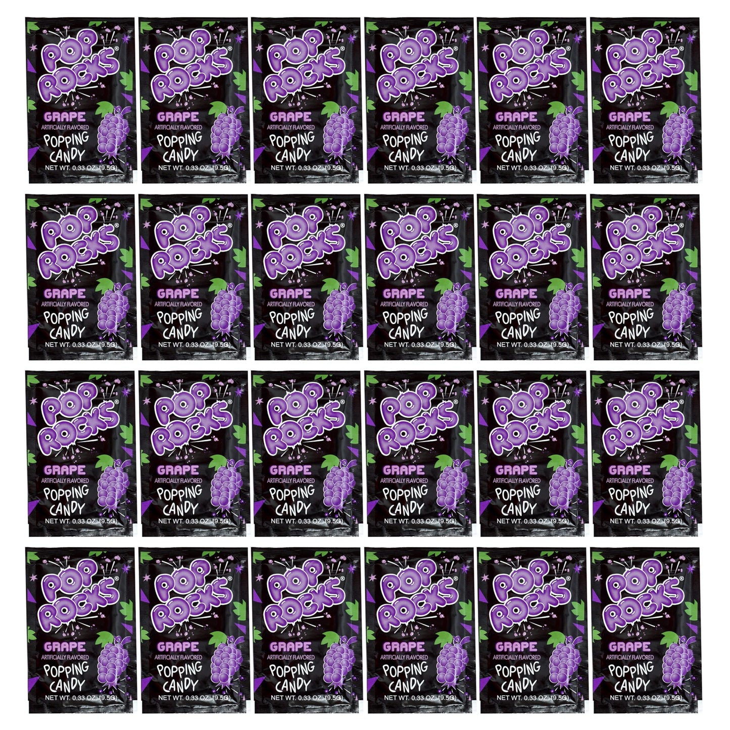 Pop Rocks Grape, 24 Pack, Popping Candy