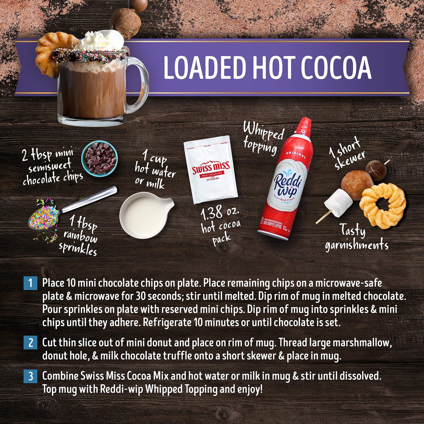 Swiss Miss Marshmallow Lovers Hot Cocoa Mix, 6 Count 8.4 Oz 8-Pack