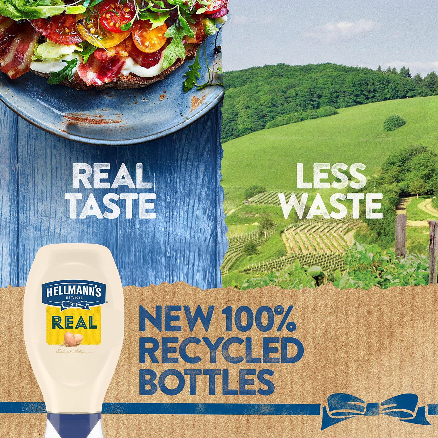 Hellmann'S Real Mayonnaise Squeeze Bottle 3 Count A Rich Creamy Condiment Gluten Free, Made With 100% Cage-Free Eggs 20 Oz