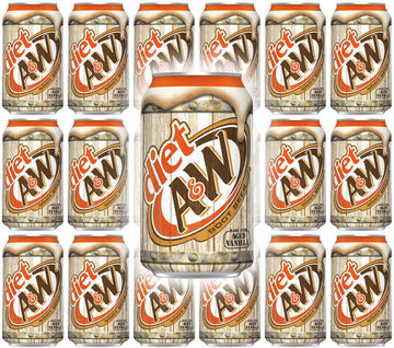 A&W Diet Root Malt Drink  12 Fl Oz Can  (Pack Of 18  Total Of 216 Fl Oz)