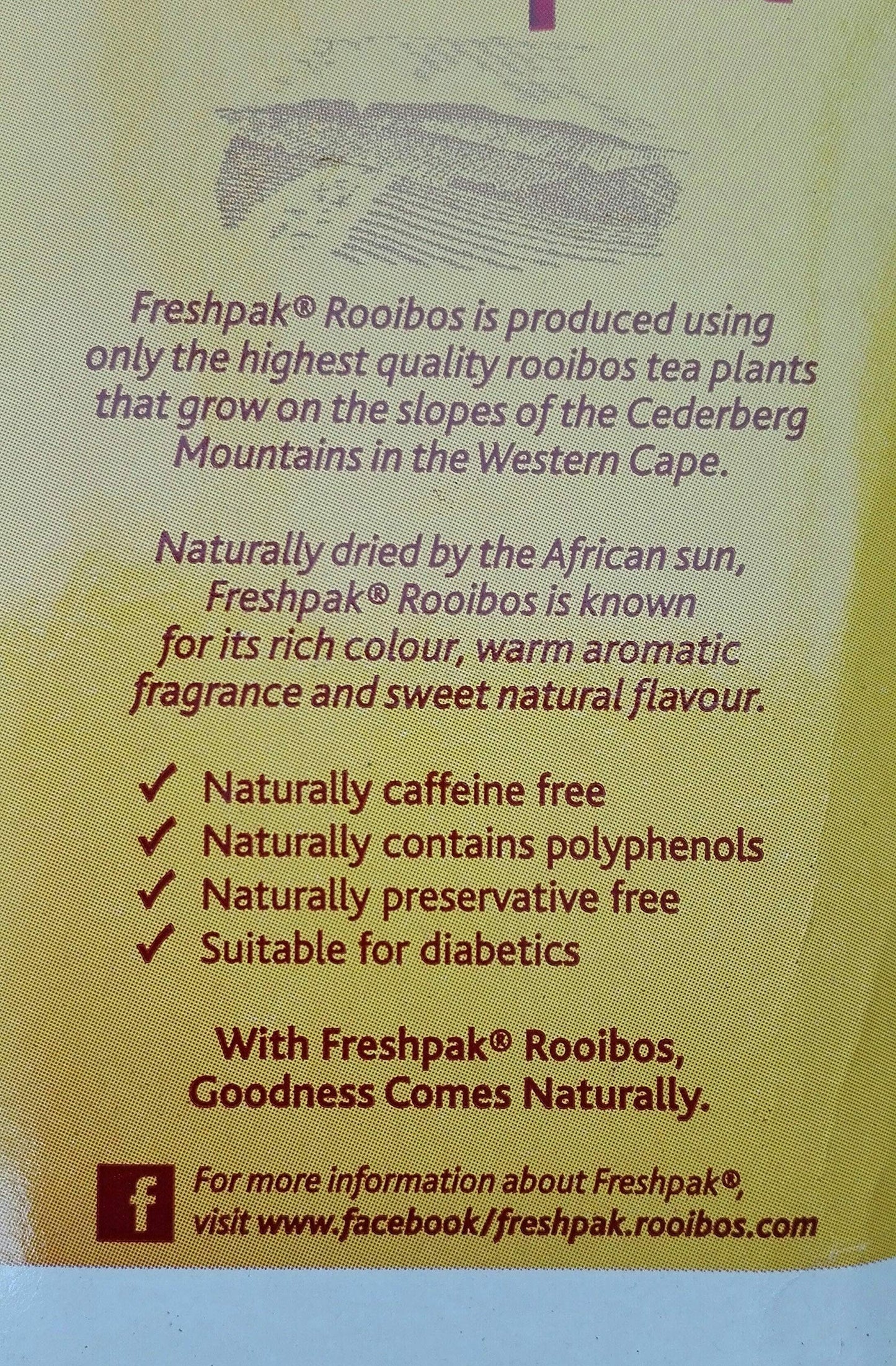 Freshpak Pure Rooibos Tea 80 Tagless Bags, Pure Rooibos And No Rooibos Infusion, New Packaging (Pack Of 3)