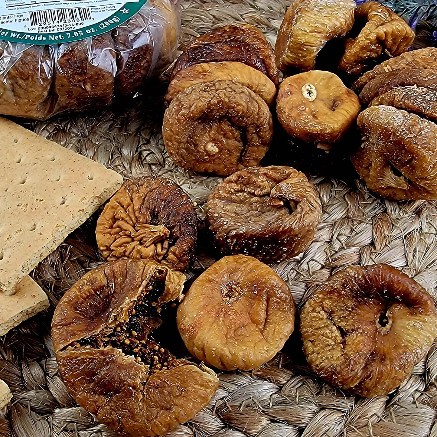 Baraka Dried Figs No Sugar Added All Natural High Fiber Vegan Dried Fruit Snacks | No Additives, No Preservatives, Gourmet Quali