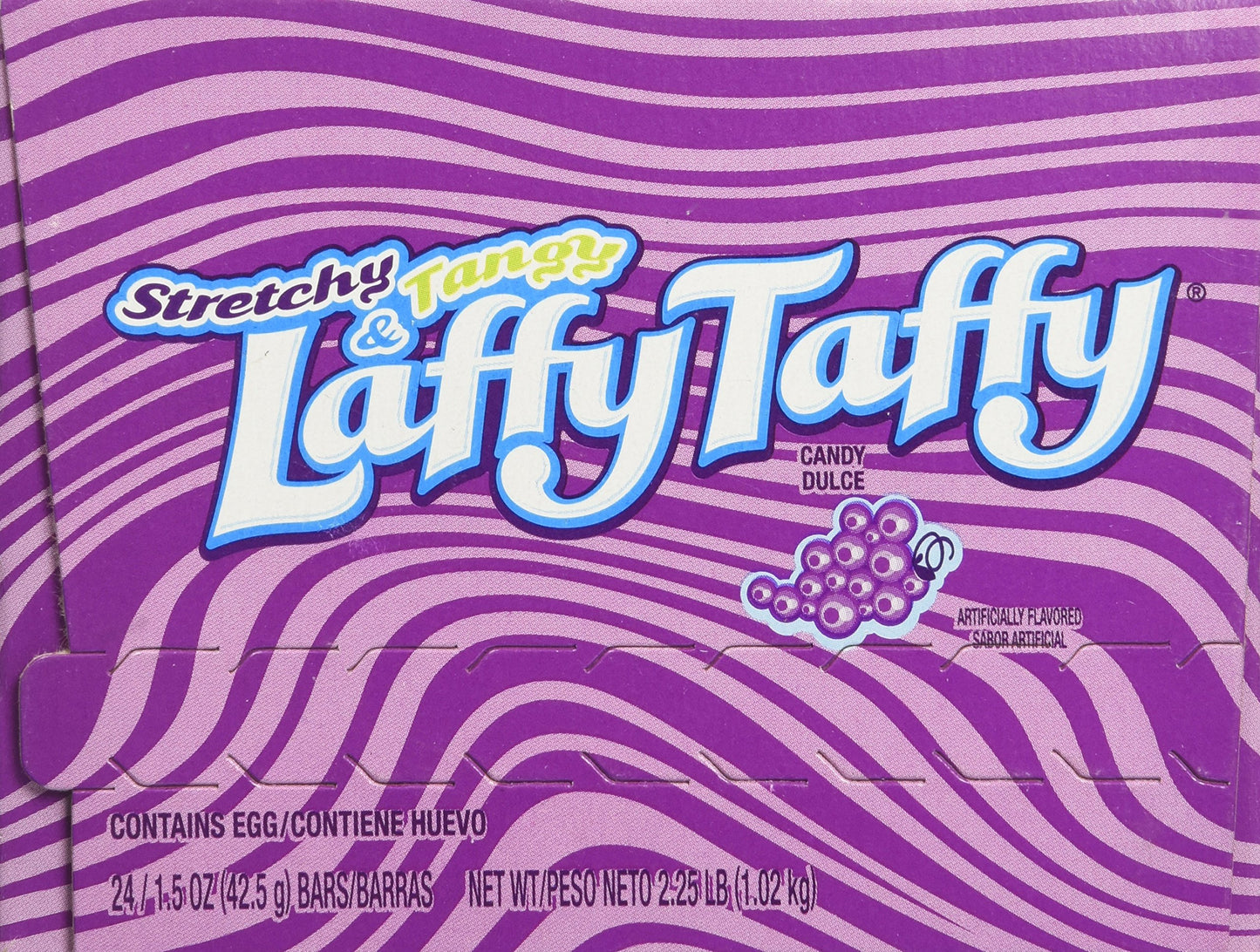 Laffy Taffy Grape Chews Candy, 24 Count