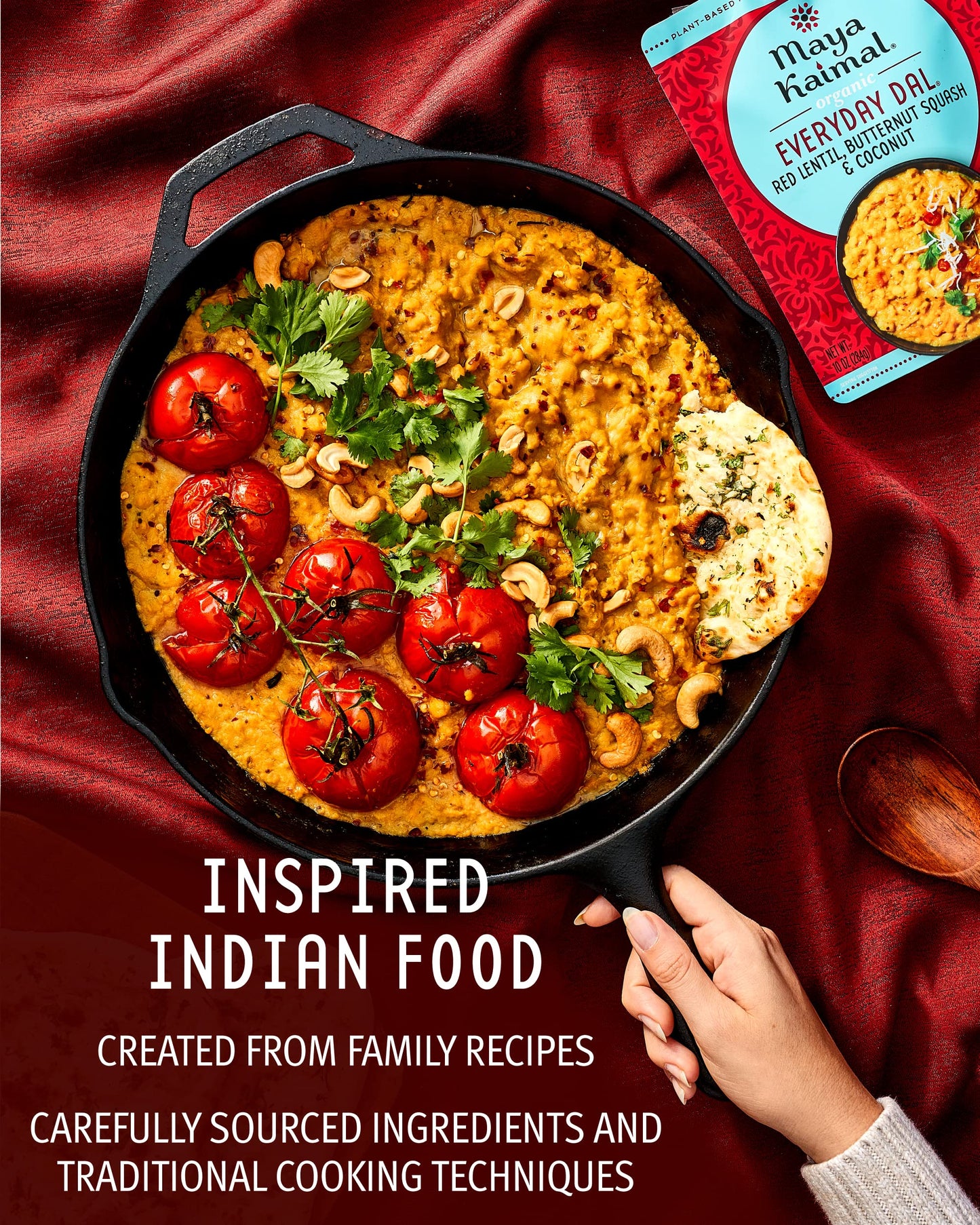 Maya Kaimal Foods - Organic Indian Everyday Dal - 6 Pack Variety Of 10Oz Ready To Eat Meals - Fully Cooked - Vegan - Kosher - Mi
