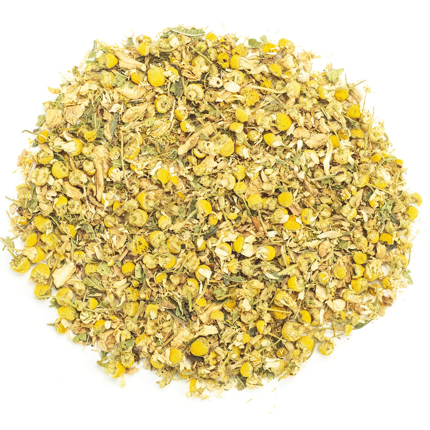 Pantenger Organic German Chamomile & Ginger Herbal Tea - Caffeine Free, 2 Ounce Loose Leaf, 40 Servings