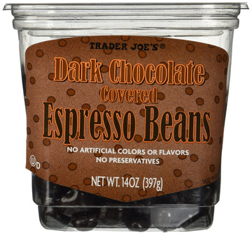 Trader Joe'S Dark Chocolate Covered Espresso Beans 14 Oz.