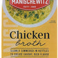 Manischewitz Chicken Aseptic Broth, Kosher, No Msg Added, 17 Ounces (Pack Of 12)