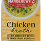 Manischewitz Chicken Aseptic Broth, Kosher, No Msg Added, 17 Ounces (Pack Of 12)