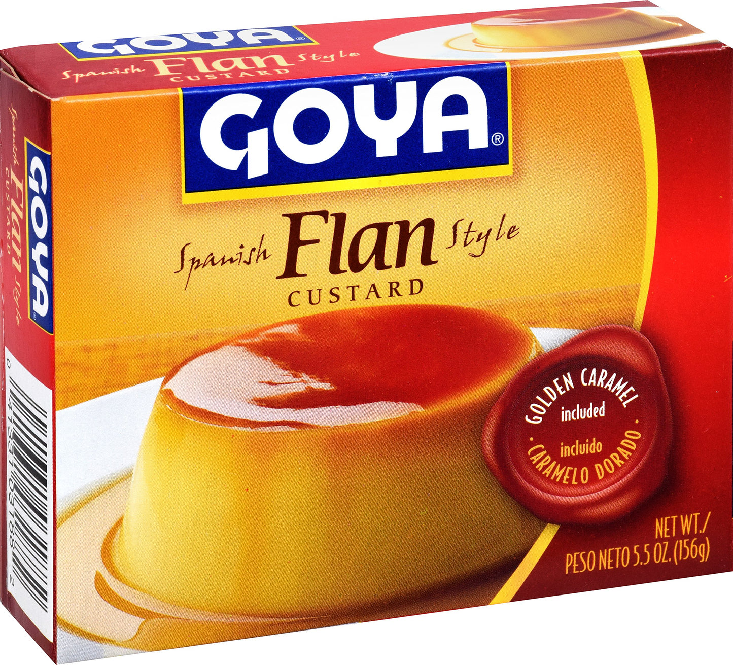 Goya Flan Custard with Caramel, 5.5 Ounce, Pack of 36, Creamy Dessert Treat