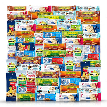 Healthy Snacks, Care Package 67 Count Premium Healthy Mixed Snack Box & Snacks Gift Variety Pack - Great For Home, Lunches, Work