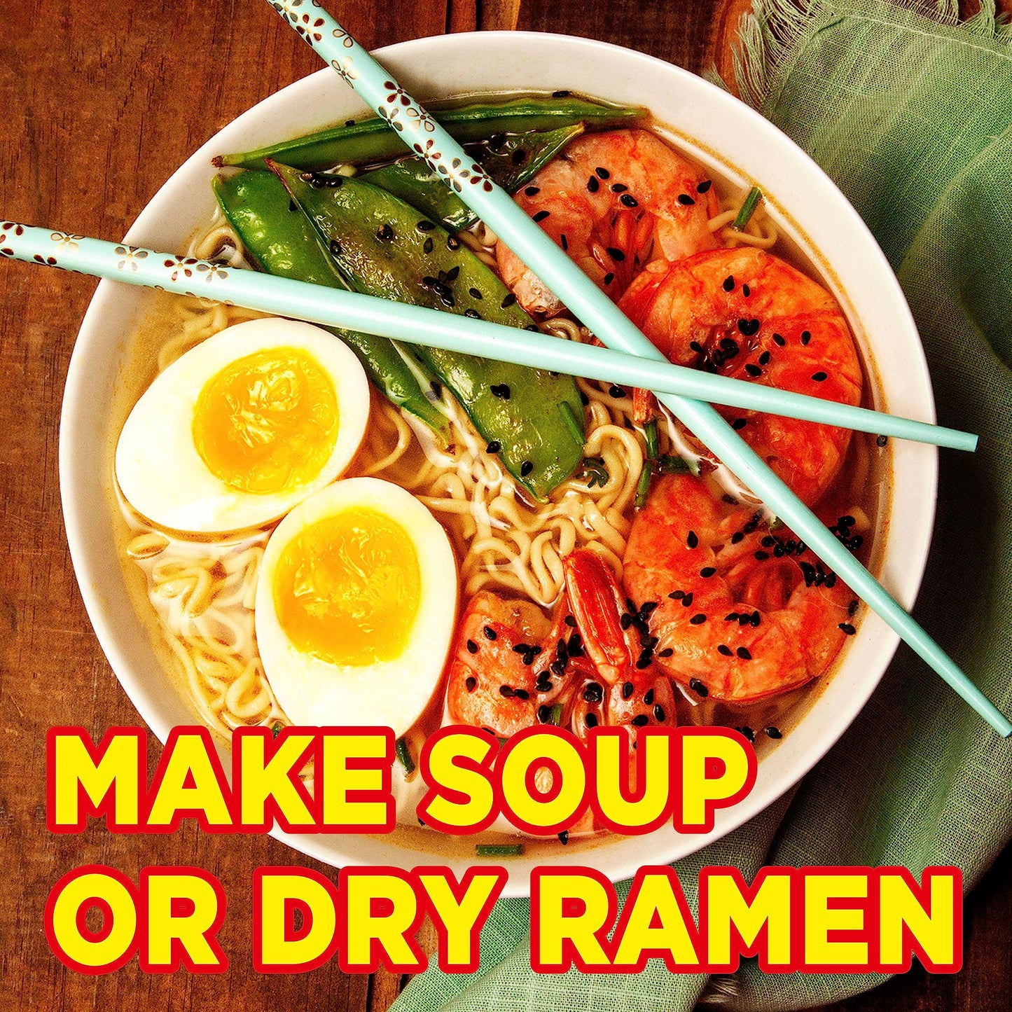Keto Ramen Noodles (6 Packs) - Low Calorie, Gluten Free Shirataki Noodles For Healthy, Low Carb Meals (5.3 Oz/Pack)