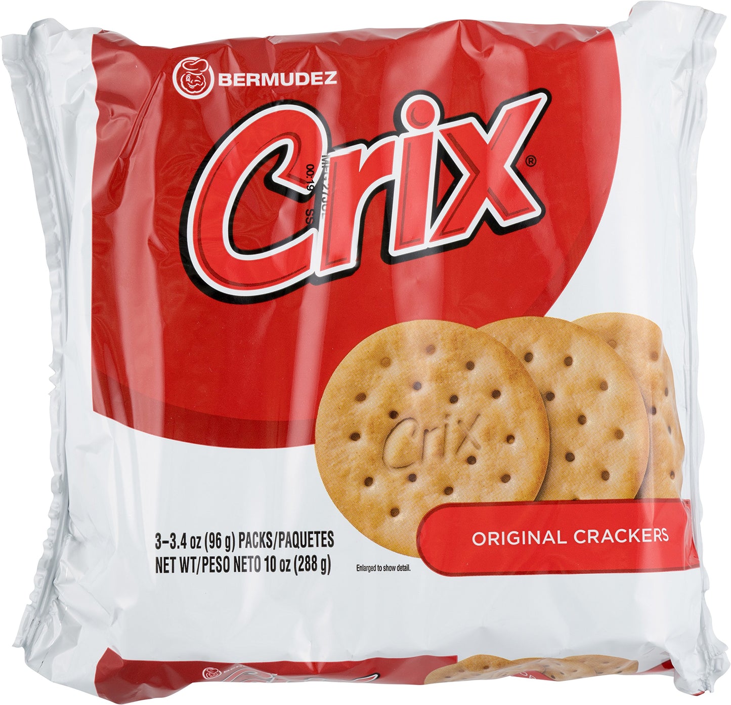 Crix Original Crackers 3 Individually Wrapped Rolls 10 Oz