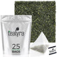 Tealyra - 25 Bags - Gyokuro Kokyu Premium - Japanese Green Loose Leaf Tea - Pyramids Style Sachets - Good Priced For High Grade