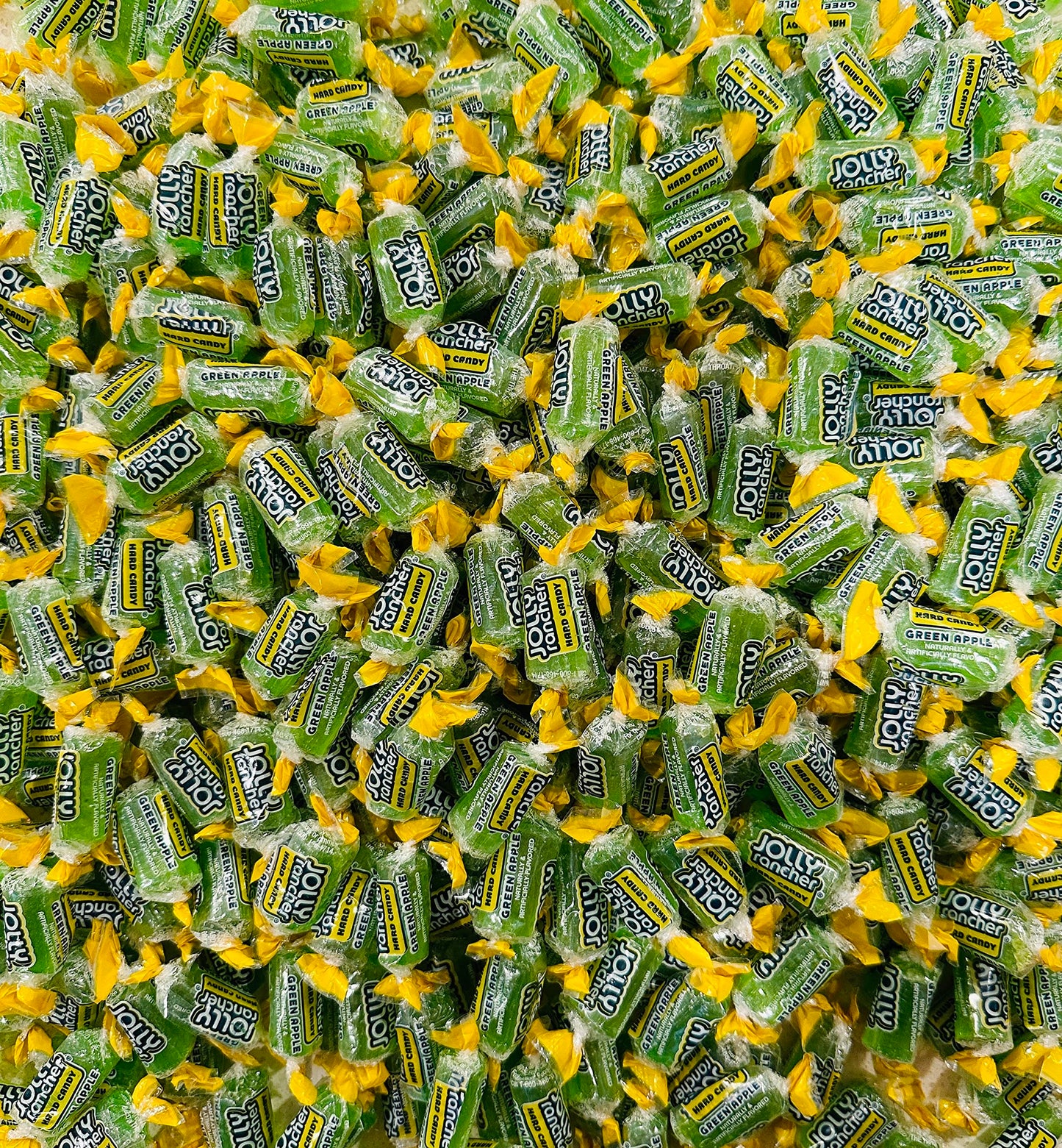 Jolly Rancher Fruit Flavored Hard Candy Green Apple - 1.5 lb Bags Halloween Candy, Birthday - Delicious Bulk Individually Wrappe