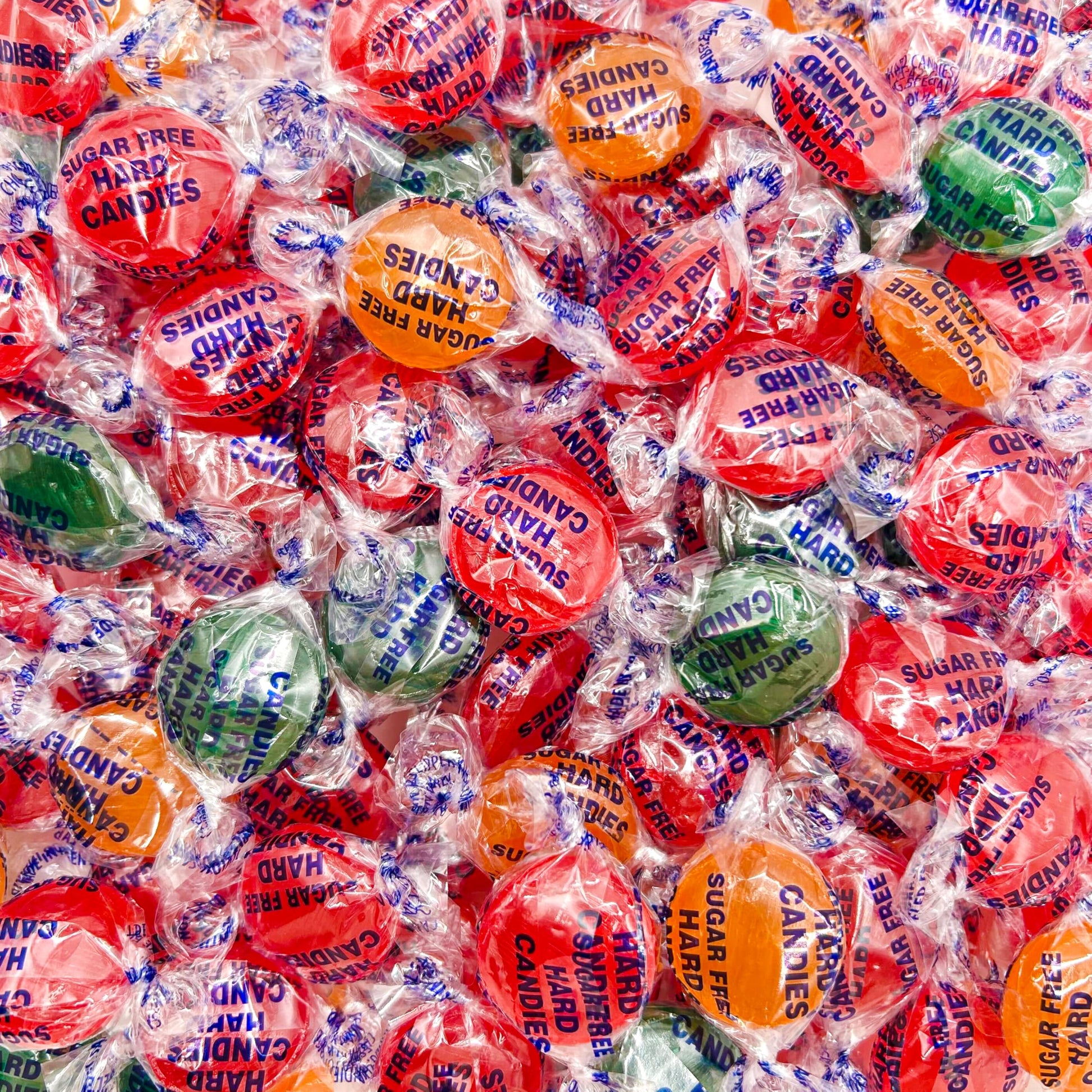 Sugar Free Hard Candy Mix | 1 Pound Bag | About 75 Count | Assorted Fruit Flavors | Individually Wrapped Sugarless Hard Candy fo