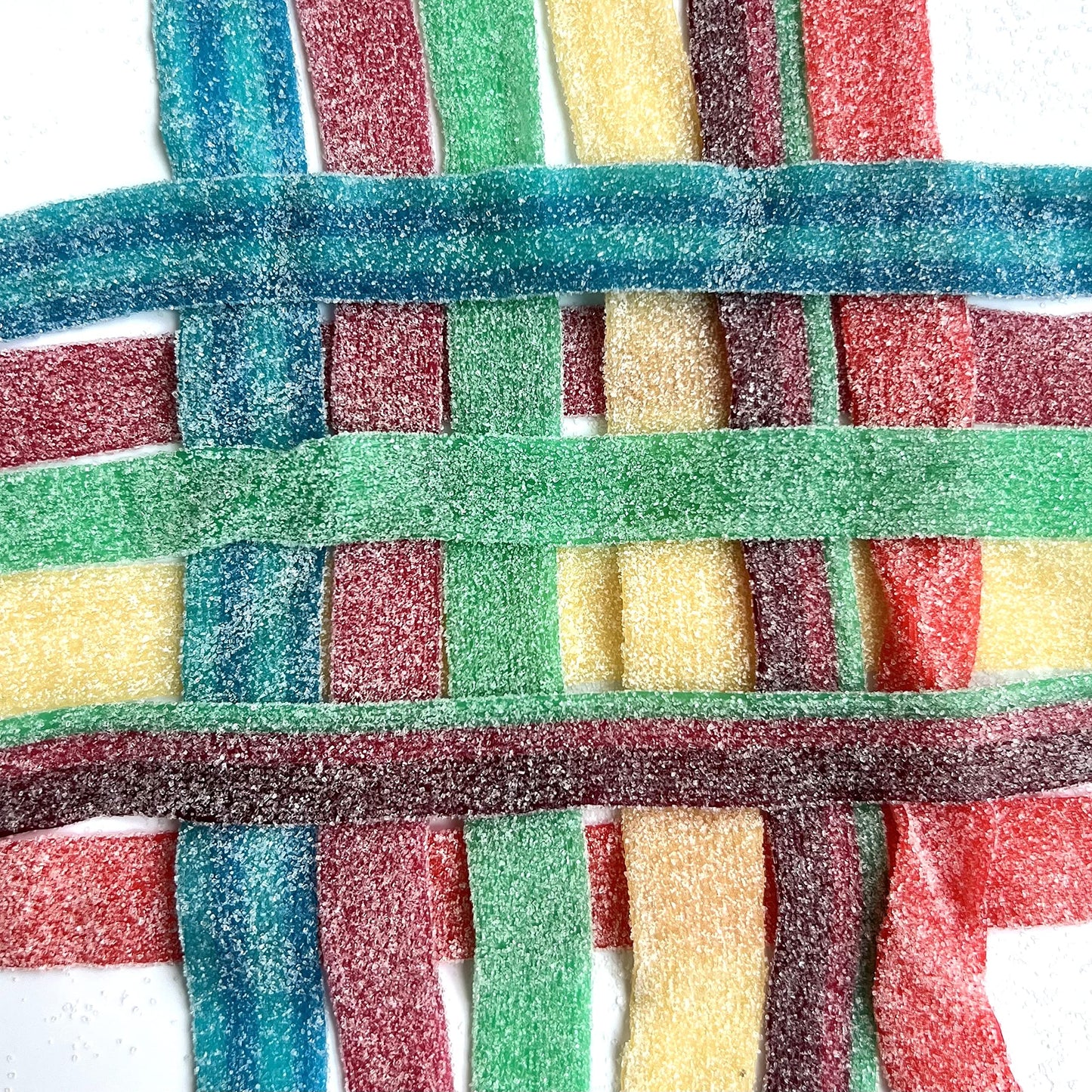 Sour Power Gummy Belts Candy (1 Pound (Pack Of 1), Sour Assorted Fruit Bowl)
