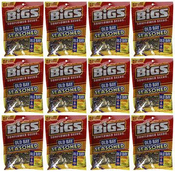Bigs Old Bay Catch of the Day Seasoned Sunflower Seeds, 5.35 Ounce -- 12 per case