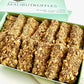MalibuGift Sugar Free English Toffee Candy - 1 Pound Pack of Gourmet Toffee Dipped in Sugar Free Chocolate with Roasted Almonds