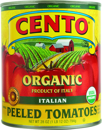Cento Organic Whole Peeled Tomatoes, 28 Ounce Cans (Pack Of 12)