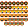 Two Rivers Coffee Light Roast Coffee Pods  Compatible with K Cup malt-inspired Including 2.0  Assorted Variety Sampler Pack  40 Count