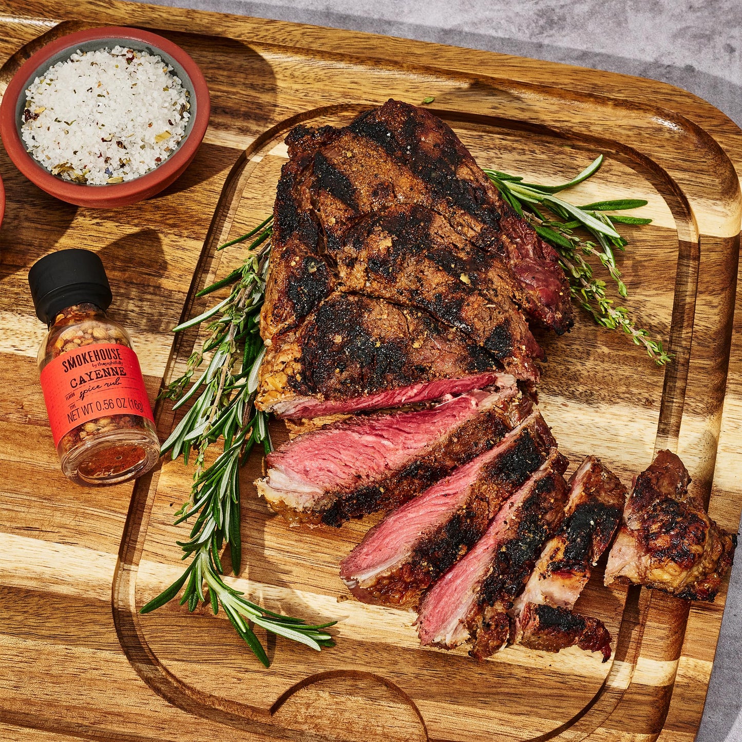 Smokehouse By Thoughtfully Gourmet Grilling Spice Set – 20 Bbq Rubs & Seasonings With Personalizable Steak Plate – Includes Chili Garlic, Italian, Cayenne & More – Gift For Grill Lovers