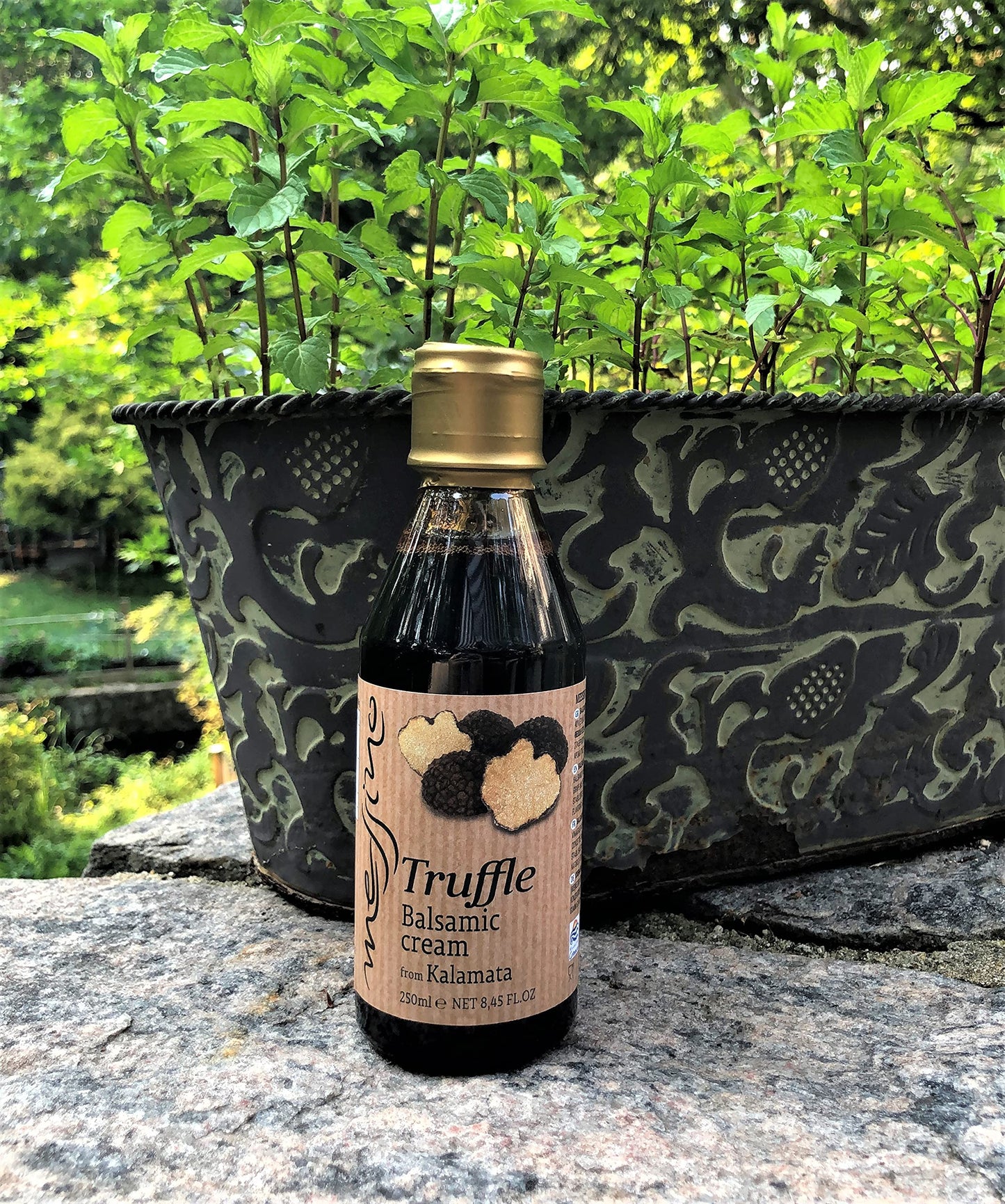Messino Truffle Balsamic Vinegar Glaze, 250 ml, 8.45 Fl Oz, Imported from Greece