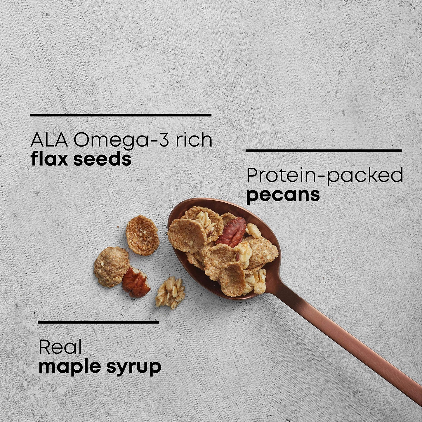 Natures Path Organic Flax Plus Maple Pecan Crunch Cereal, 11.5 Ounce (Pack of 6), Non-GMO, 25g Whole Grains, 7g Plant Based Prot