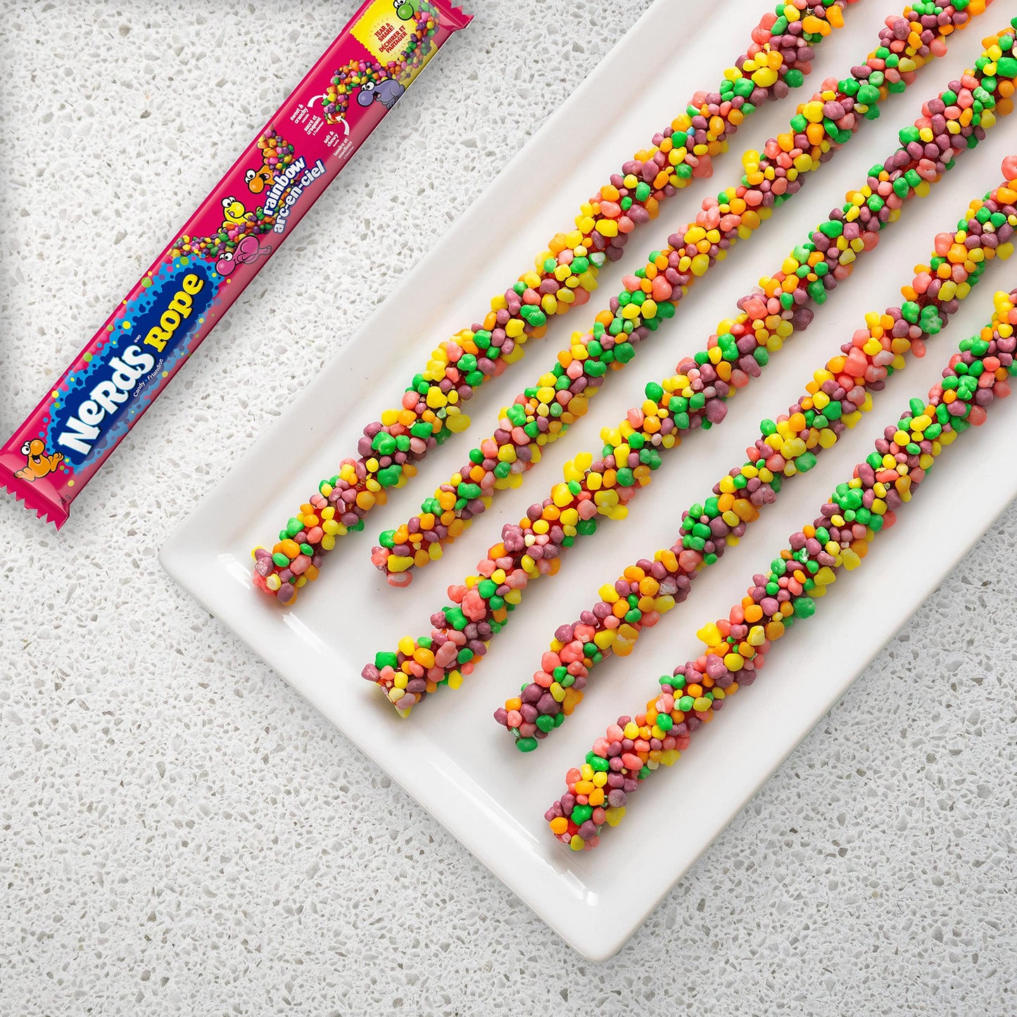 Nerds Rope Candy, Rainbow, 0.92 Ounce (Pack of 48)