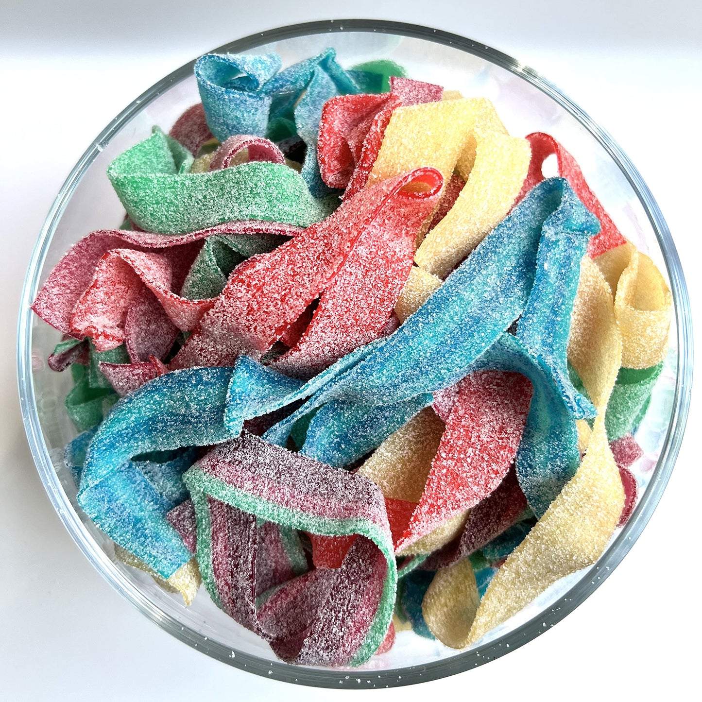 Sour Power Gummy Belts Candy (1 Pound (Pack Of 1), Sour Assorted Fruit Bowl)