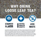 Tiesta Tea Dried Organic Lavender Flower Loose Leaf Non-Caffeinated Blend Bulk Pouch - 200 Cups
