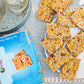Ny Spice Shop Honey Nut And Seed Crunch Bars - 1 Pound (16 Oz.) Honey Sesame Brittle - Sesame Seed Candy - Sesame Seed Honey Bar