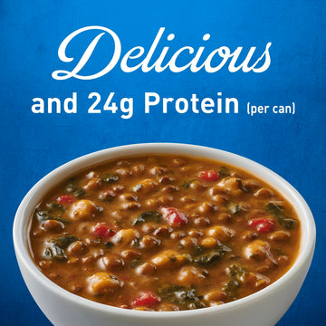 Progresso Mediterranean-Style Lentil Protein Soup, Vegetarian, 19 Oz. (Pack Of 12)