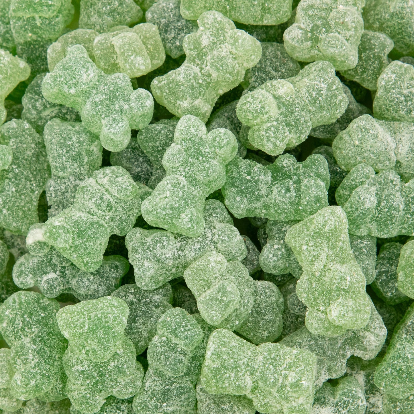 Sour Bears Gummy Candy | 1 Pound Bag | Dye Free Candy | Gelatin Free Soft Green Candies | Jelly Bears For Party Favors And Dessert Decorating | Green Apple Flavor