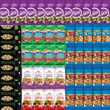 Nuts Snack Packs With Mixed Nuts And Trail Mix Healthy Snacks Variety Pack For Adults (56 Count)