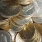 Fort Knox Gold Tone Foil Wrapped Belgian Milk Chocolate Coins, 1 Pound
