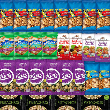 Nuts Snack Packs With Mixed Nuts And Trail Mix Healthy Snacks Variety Pack For Adults (28 Count)