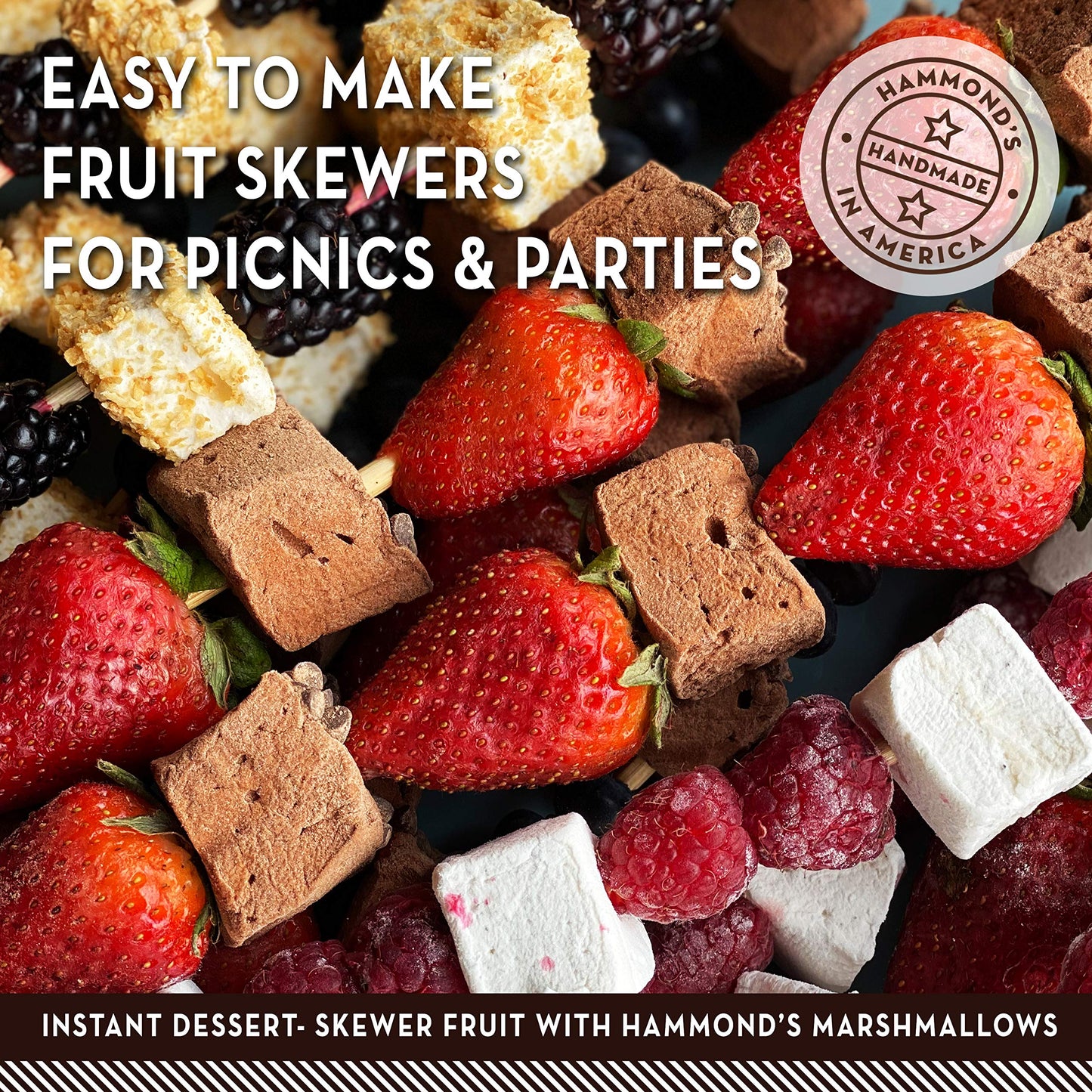 Hammond'S Candies | Gourmet Chocolate Chip Marshmallows | 4 Bags, Great For Snacking | Hot Chocolate, Smores And Homemade Browni