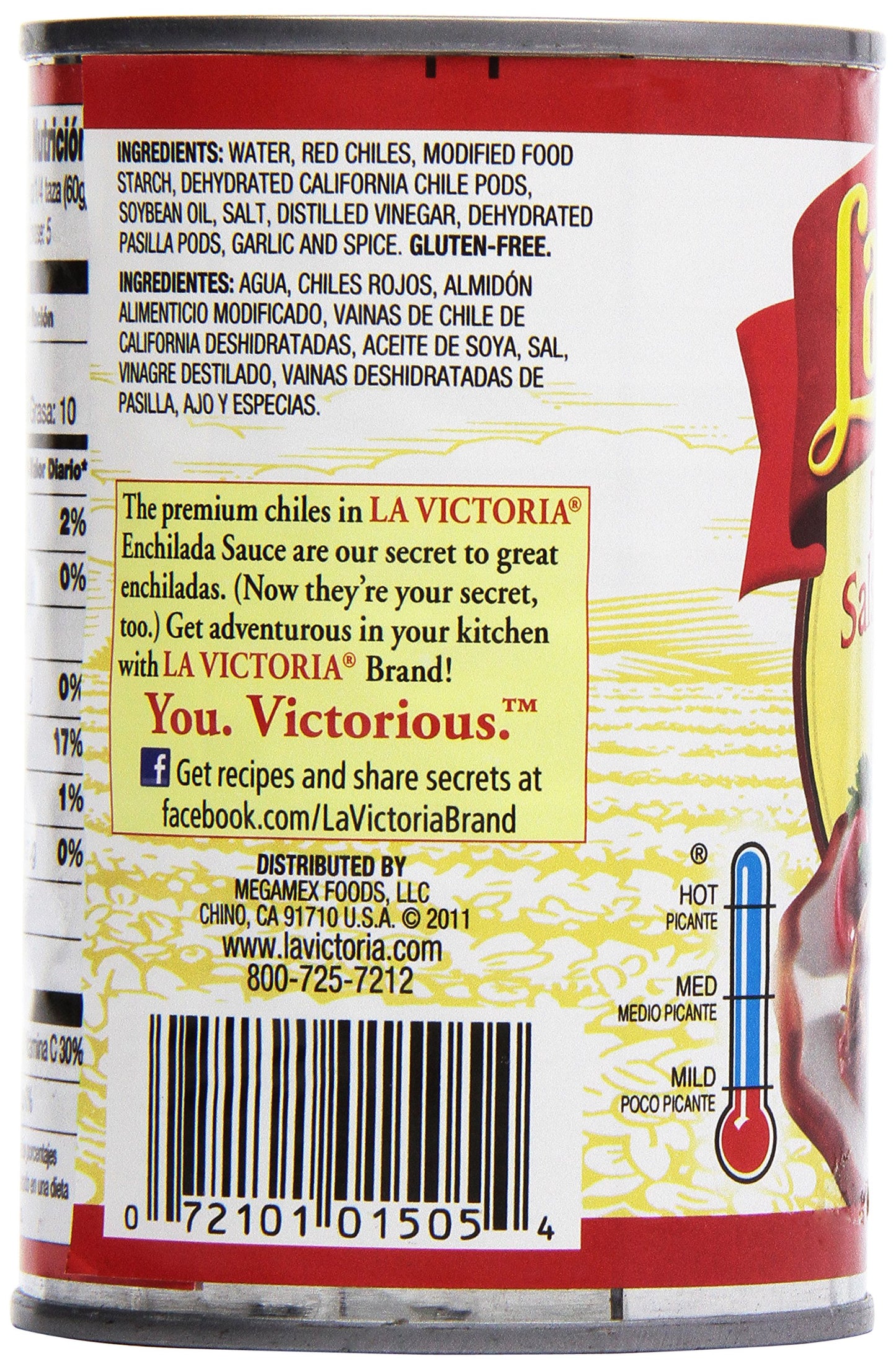 La Victoria Enchilada Sauce, Mild, 10 Oz
