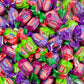 Dubble Bubble Assorted Fruit Flavor Gum - 1 Pound Bulk Bag of 3 Flavor Individually Wrapped Bubble Gum - G  Watermelon  Apple - Chewing Bubble Gum Holiday Candy(Approx. 70 Pieces)