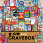 CRAVEBOX Snack Box Variety Pack, 80 Count Care Package for Kids and Adults, Birthday Treats, Cookies, Chips, Gift Basket