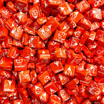 Starburst Orange Chewy Candy - 1 Lb, Single Flavor Soft Starburst Original Fruit Chews Candy, Individually Wrapped Bulk Candies,