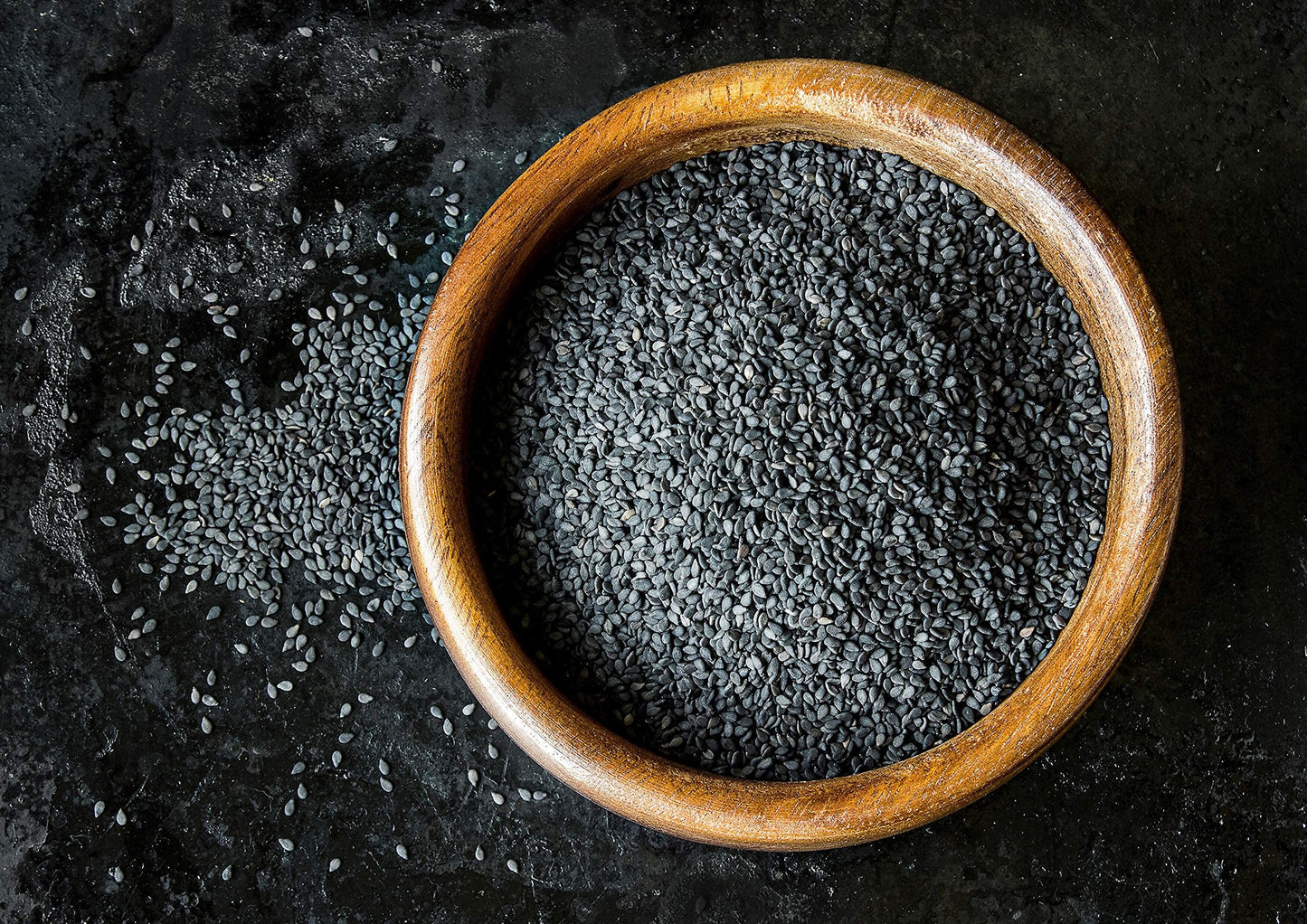 Black Sesame Seeds, 16 Pounds - Raw, Unhulled, Kosher, Vegan, Bulk, Kala Til