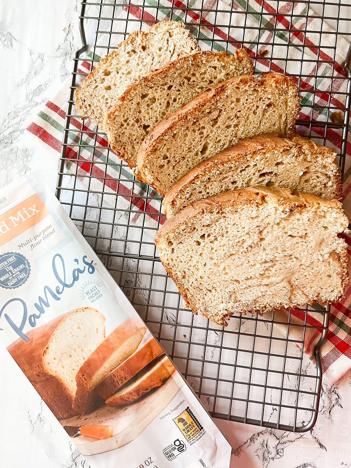 Pamelas Products Gluten Free, Bread Mix, 19 Ounce , Pack of 6