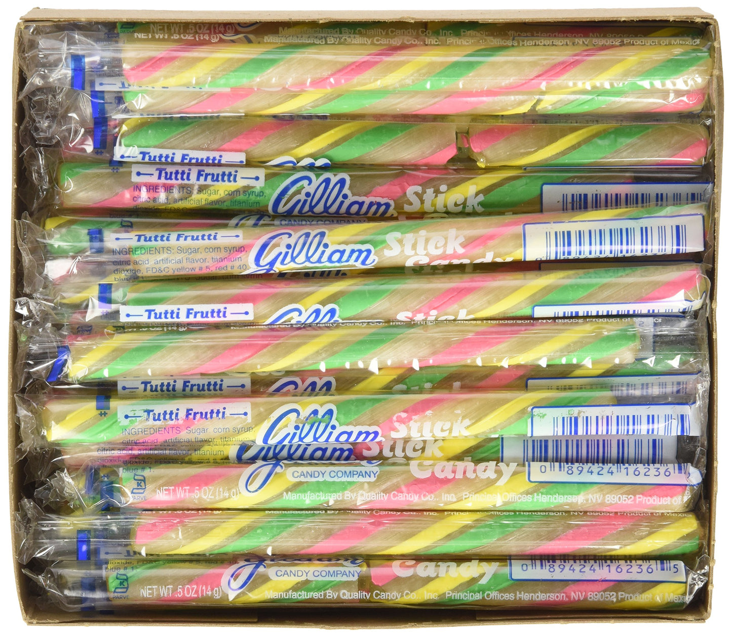 Gilliam Tutti Frutti Candy Sticks 80 Count