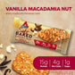 Atkins Vanilla Macadamia Nut Flavored Soft Baked Energy Bars, High In Protein, Low Sugar, High Fiber Snack, Protein Snack, 4 Packs (4 Bars Each)